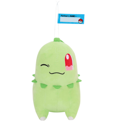 Officiële Pokemon knuffel Chikorita hello partner +/- 21CM Banpresto Mofugutto 